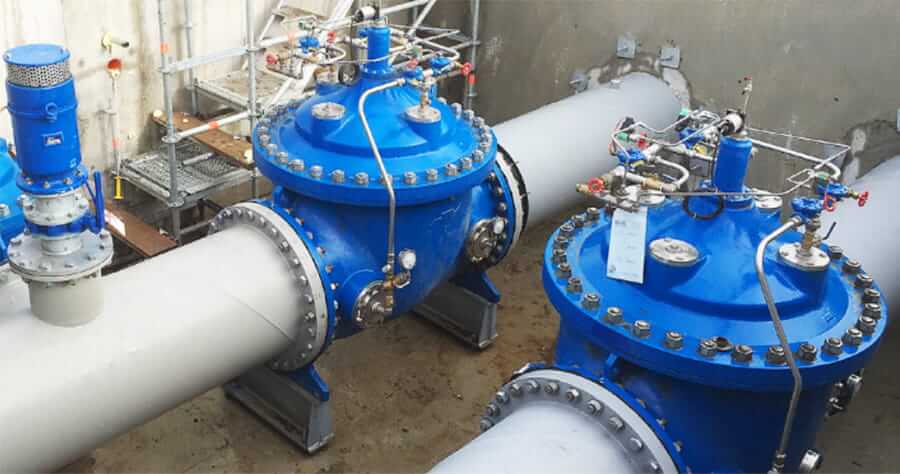 Pressure reducing valve installation