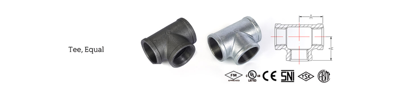 Tee pipe fitting