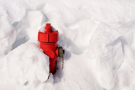 Antifreeze and maintenance of valve during winter