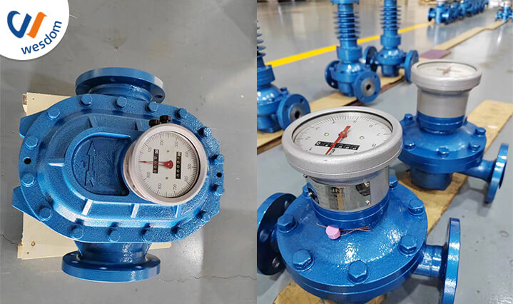 Oval gear flow meter