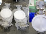 Fluorine lined butterfly valve