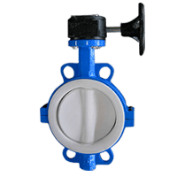 fluorine lined butterfly valve