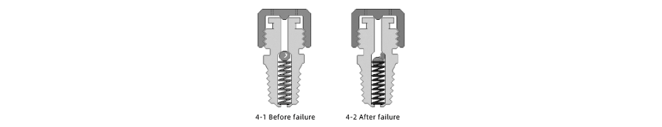 leakage from the ball valve grease nozzle