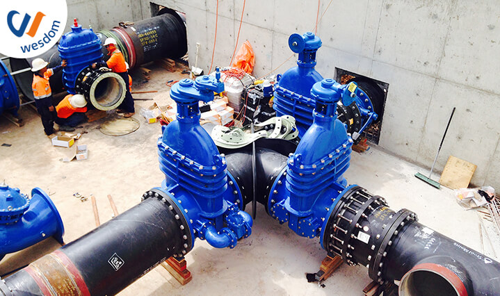 Water supply and drainage valve selection