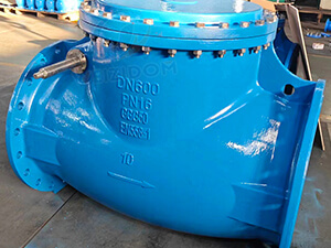 DN600 ductile iron check valve