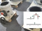 Split electromagnetic flowmeter