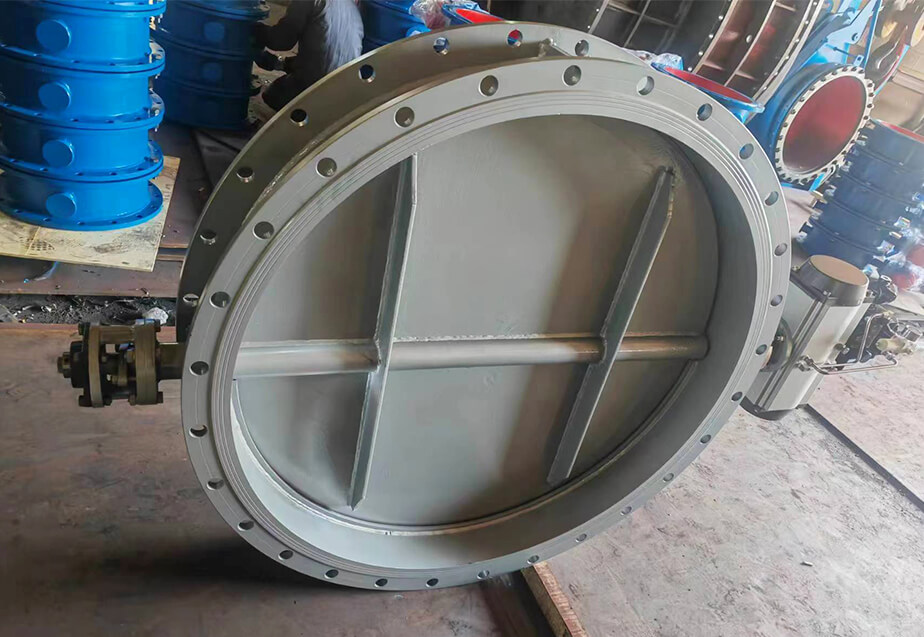 Ventilation pneumatic butterfly valve