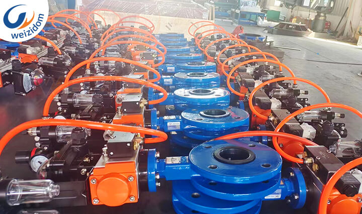 pneumatic butterfly valve