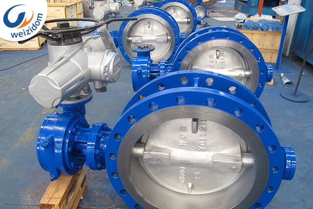 Electric butterfly valve and manual butterfly valve WEIZIDOM