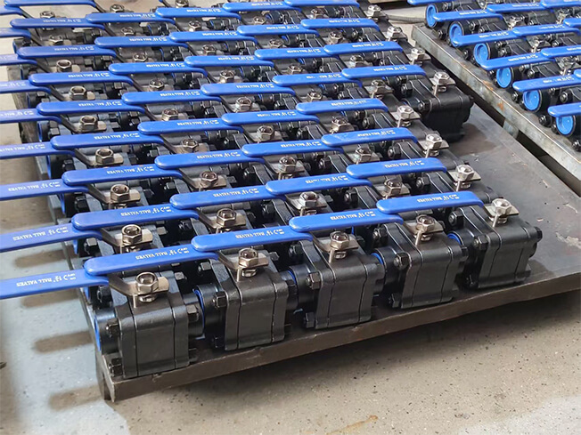 A105 Forged Steel Thread Ball Valve5