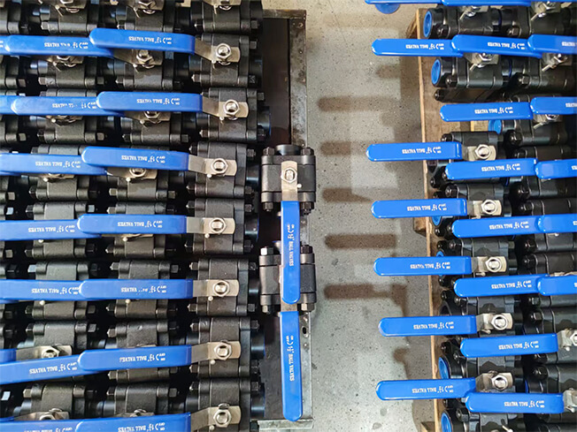 A105 Forged Steel Thread Ball Valve5